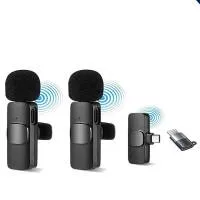 میکروفن یقه ای بی سیم مدل K9 Dual Type-C با تبدیل Lightning