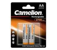 باتری قلمی قابل شارژ کملیون ظرفیت 2700mAh مدل Ni-MH-AAA HR6 بسته 2 عددی