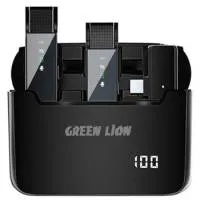 میکروفن یقه ای بی سیم گرین لاین مدل GN2IN1DDMTCBK Type-C 2 in 1
