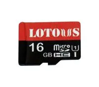 کارت حافظه microSDHC لوتوس استاندارد UHS-I U1 533X سرعت 80MBps ظرفیت 16 گیگابایت