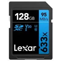 کارت حافظه SDXC لکسار مدل Performance کلاس 10 استاندارد UHS-I U3 سرعت 95MBps ظرفیت 128 گیگابایت