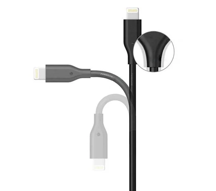 کابل تبدیل USB به لایتنینگ انکر مدل A8111H21 PowerLine طول 0.9 متر