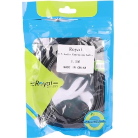 کابل افزایش طول AUX  رویال طول 1.5 متر