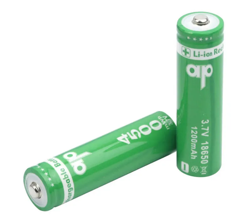 باتری لیتیومی قابل شارژ ای پی مدل 18650 1200mAh بسته 2 عددی