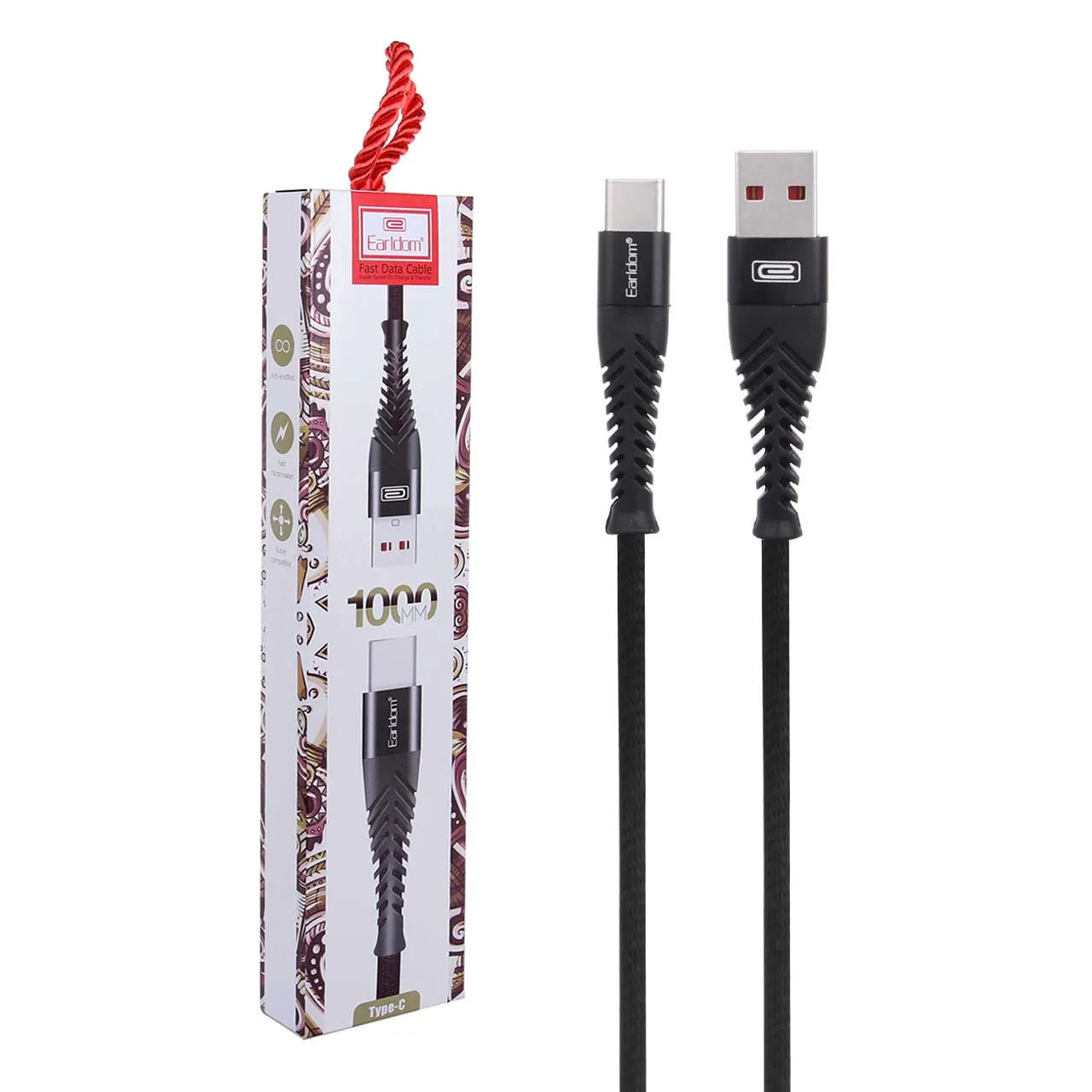 کابل تبدیل USB به USB-C ارلدام مدل 061 طول 1 متر