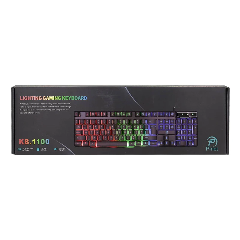 کیبورد مخصوص بازی پی نت مدل KB-1100