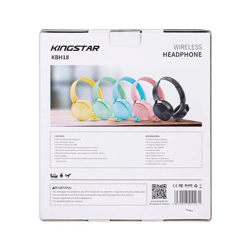 هدفون بی سیم کینگ استار مدل KBH18
