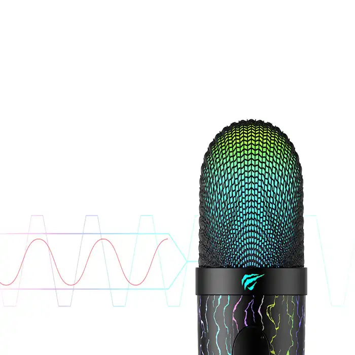 میکروفن رومیزی گیمینگ هویت مدل GK52 RGB
