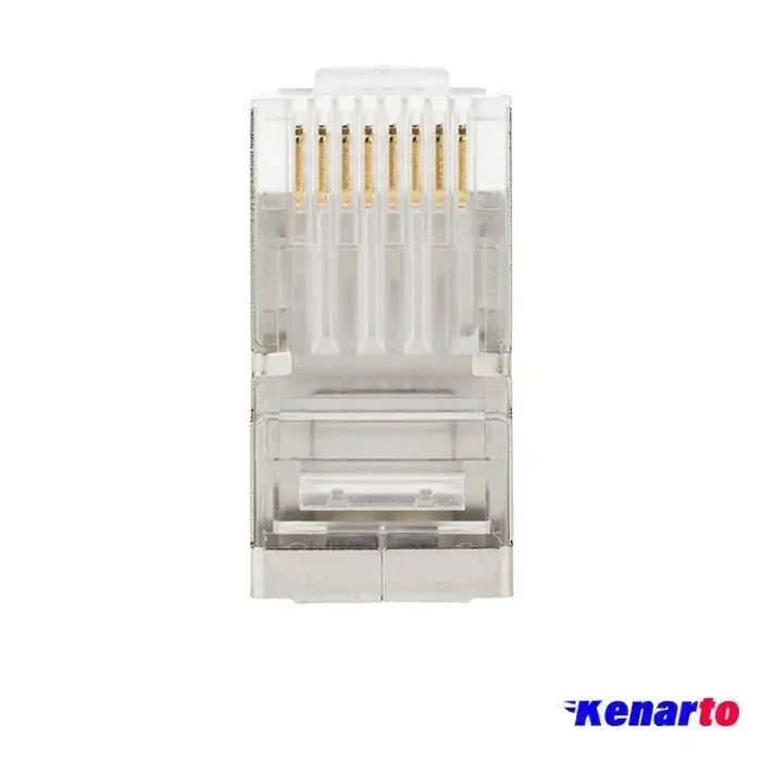 كانكتور ميان گذر CAT6 FTP فلزي بسته 10 تايي