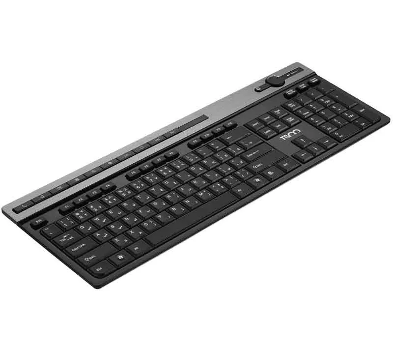 کیبورد و ماوس بی سیم تسکو مدل TKM7106W با حروف فارسی