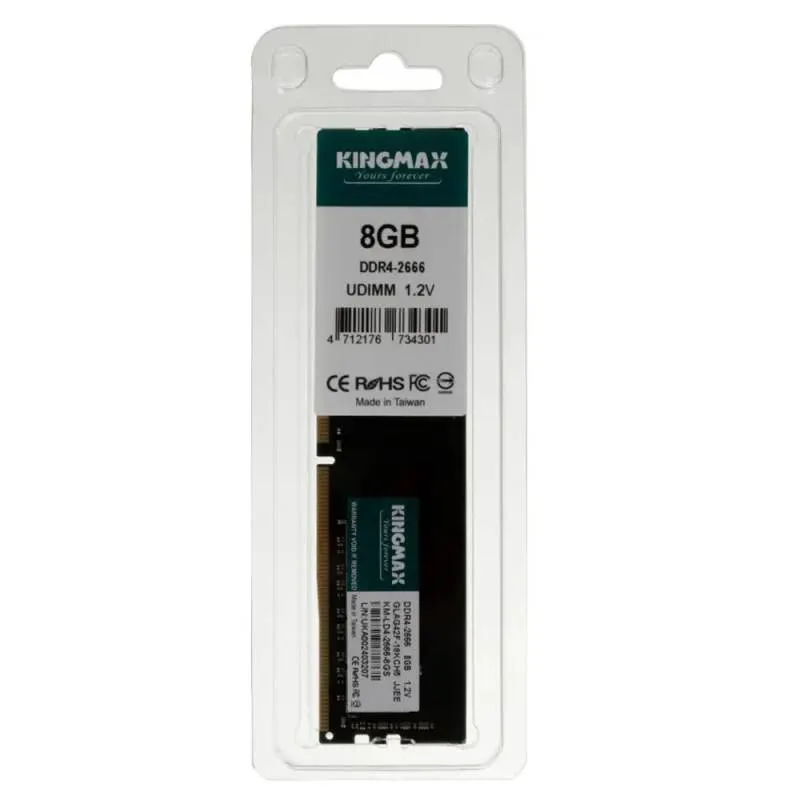 رم کامپیوتر DDR4 تک کاناله 2666 مگاهرتز CL19 کینگ مکس مدل GLAF42F-18KCH5 ظرفیت 8 گیگابایت