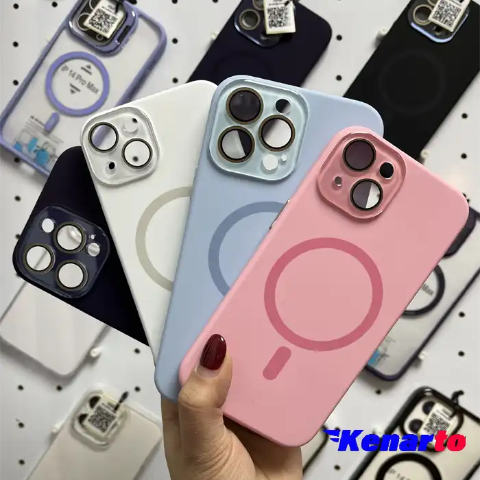کاور گوشی جوی پرودو مدل Silicone Case With Acrylic Camera MageSafe