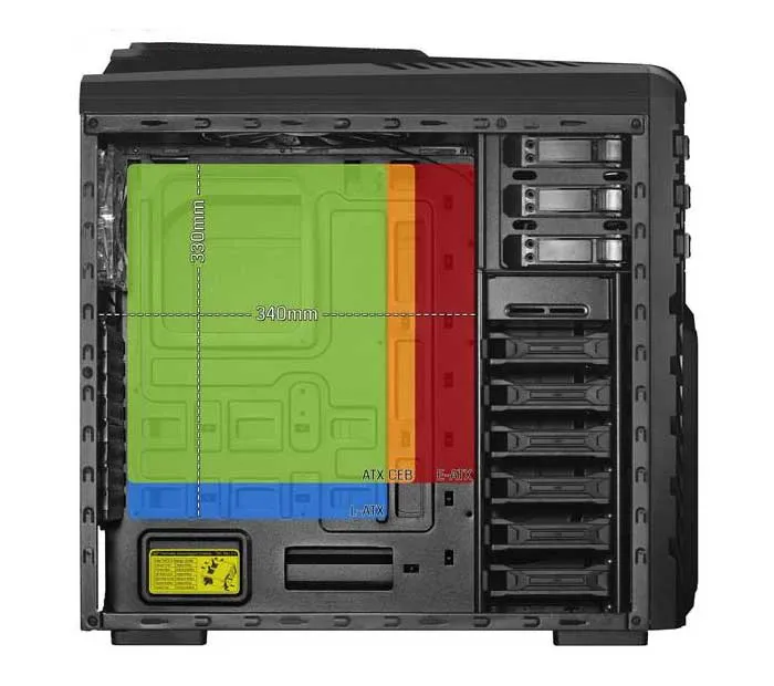 کیس کامپیوتر گرین مدل X3 Plus Viper