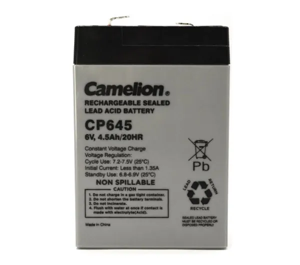 باتری یو پی اس 6 ولت 4.5 آمپر کملیون مدل CP645