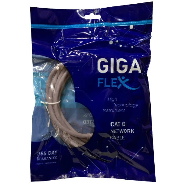 کابل شبکه CAT6 گیگا فلکس طول 10 متر