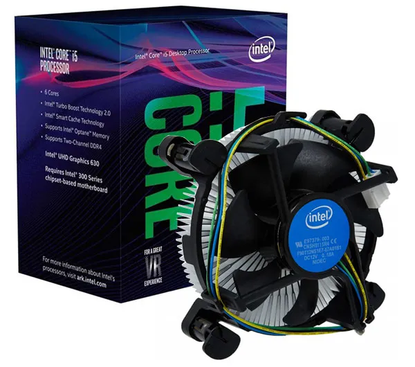 سیستم خنک کننده پردازنده اینتل مدل Core i5-9400F