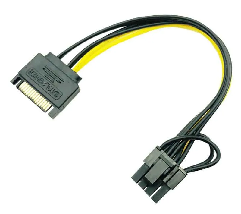 تبدیل برق ساتا به 8 پین گرافیک
