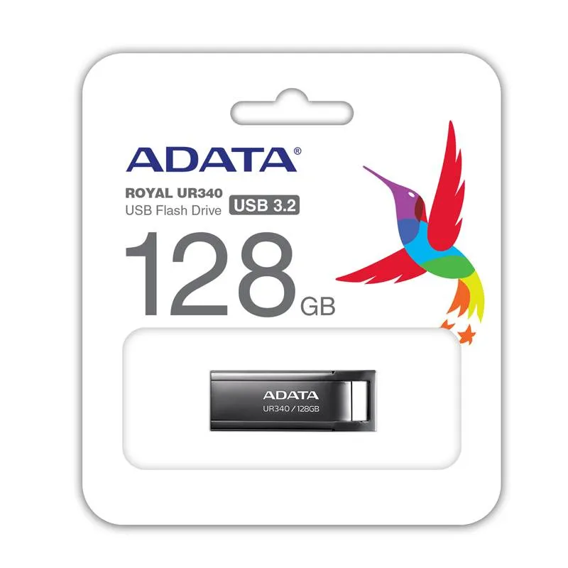 فلش مموری USB 3.2 ای دیتا مدل UR340 ظرفیت 128 گیگابایت