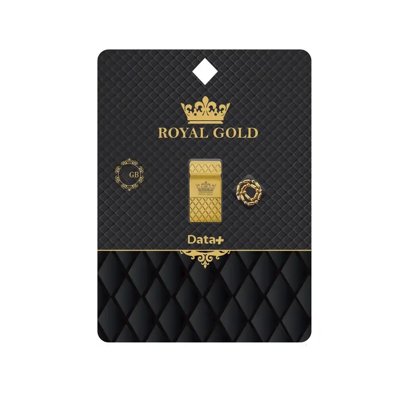 فلش مموری دیتا پلاس مدل Royal Gold USB2.0 ظرفیت 64 گیگابایت