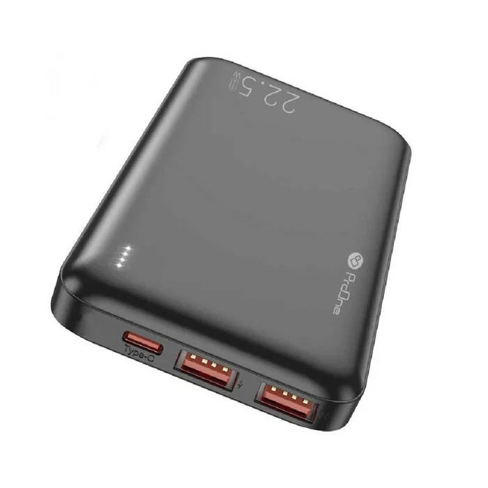 شارژر همراه پرووان مدل PPB5115 PD 22.5W ظرفیت 10000 میلی‌آمپر ساعت