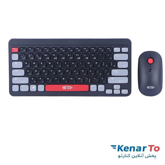 کیبورد و ماوس بی سیم دیتکس پلاس مدل DK704