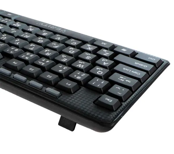 کیبورد وریتی مدل V-KB6117 با حروف فارسی