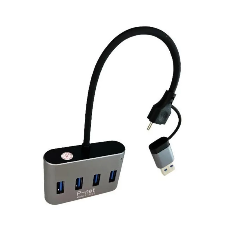 هاب 4 پورت TYPE-C+USB3.1 پی نت مدل T-3623