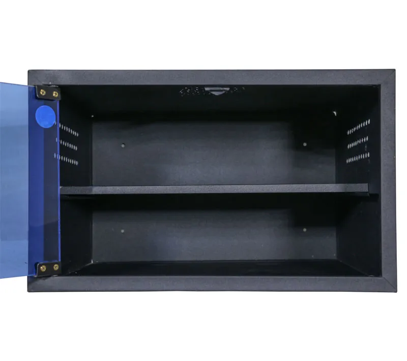رک DVR و شبکه 4 یونیت درب شیشه‌ای و سینی