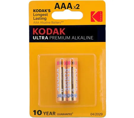 باتری نیم قلمی آلکالاین کداک مدل ULTRA بسته 2 عددی