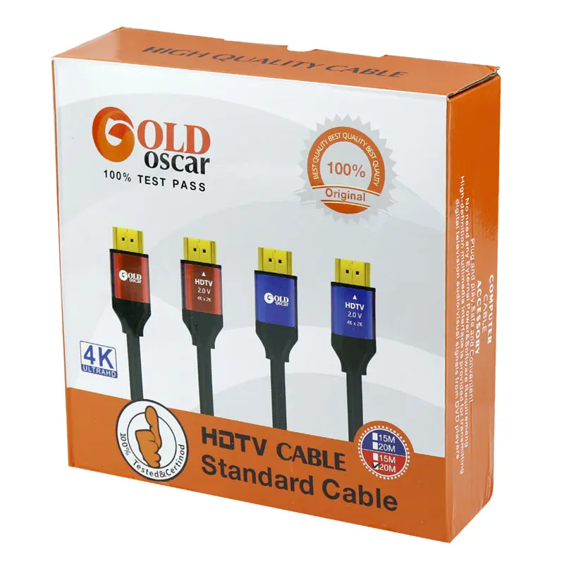 کابل HDMI 4K V2 اسکار گلد طول 20 متری