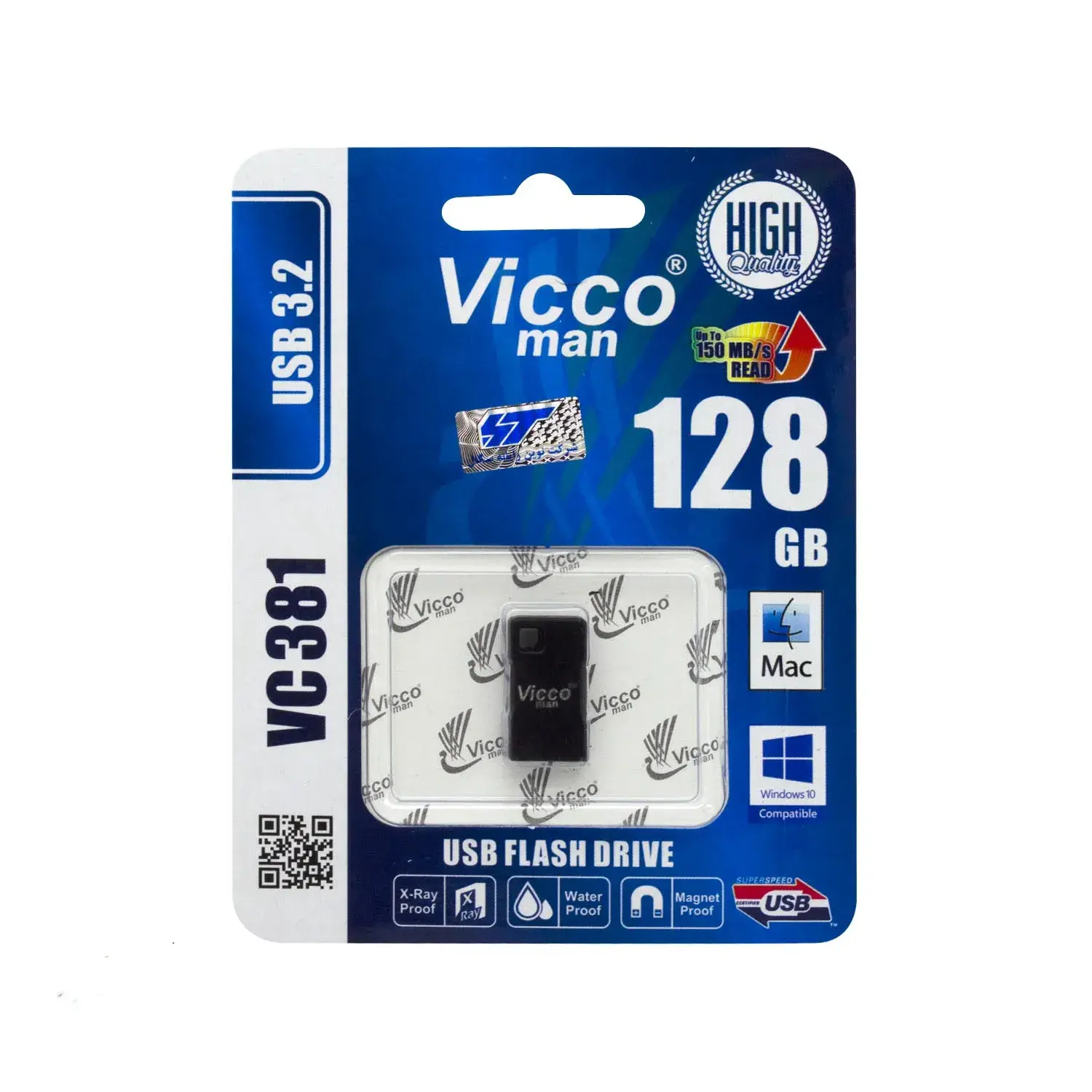 فلش مموری ویکومن مدل VC381 USB3.2 ظرفیت 128 گیگابایت