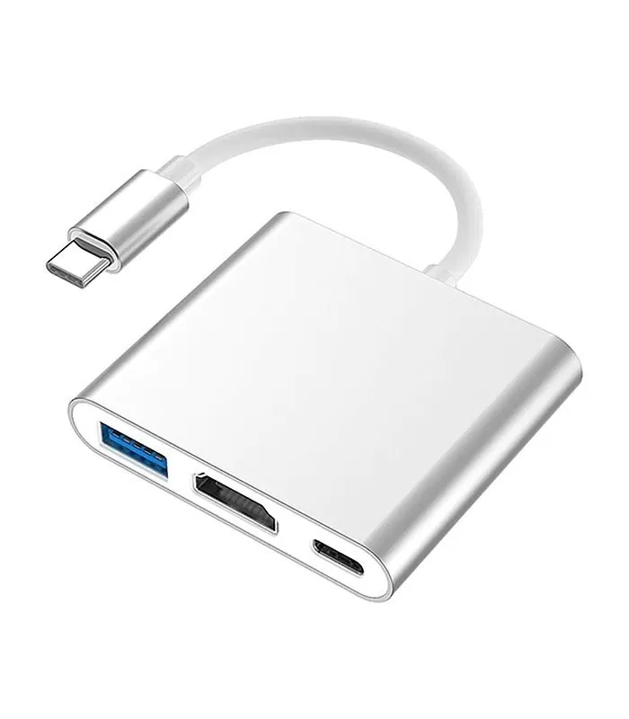 تبدیل Type-C به HDMI / USB3.0/ USB-C کی نت مدل K-COUC30HU