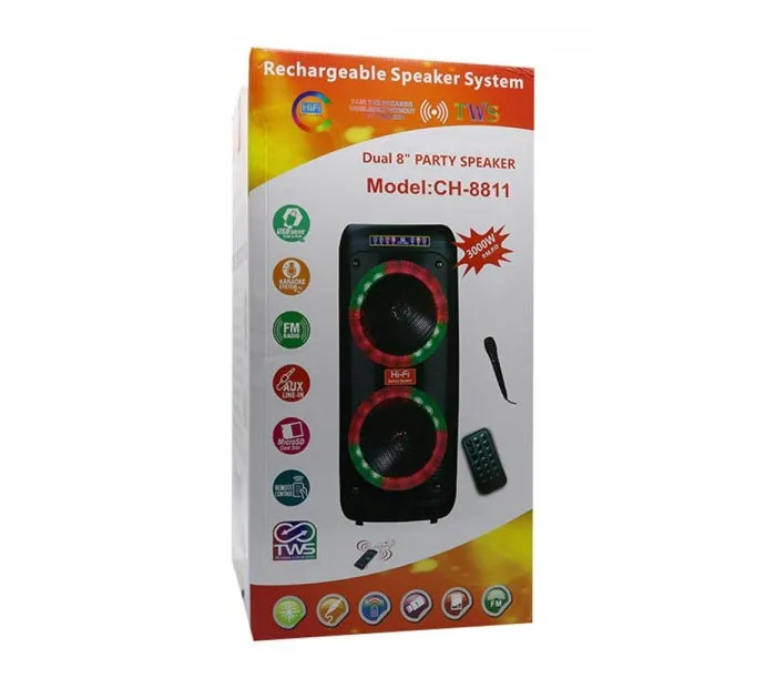 اسپیکر بلوتوثی قابل حمل مدل CH-8811