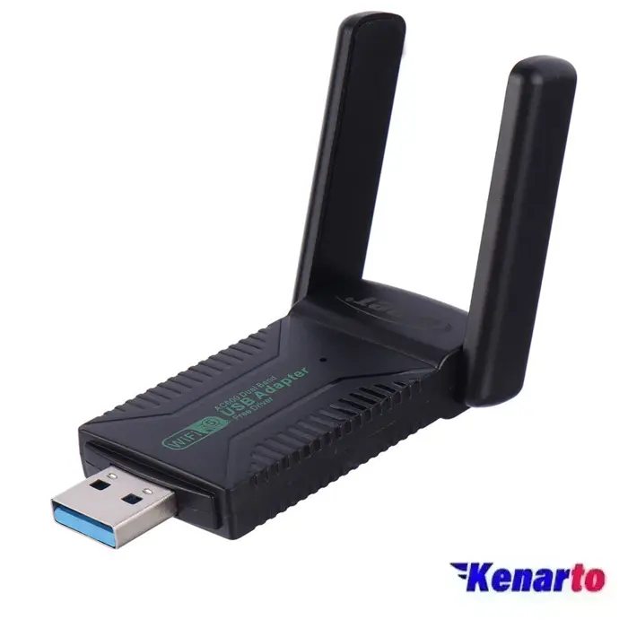 كارت شبكه بي سيم آنتن دار مدل WF-600 600Mbps