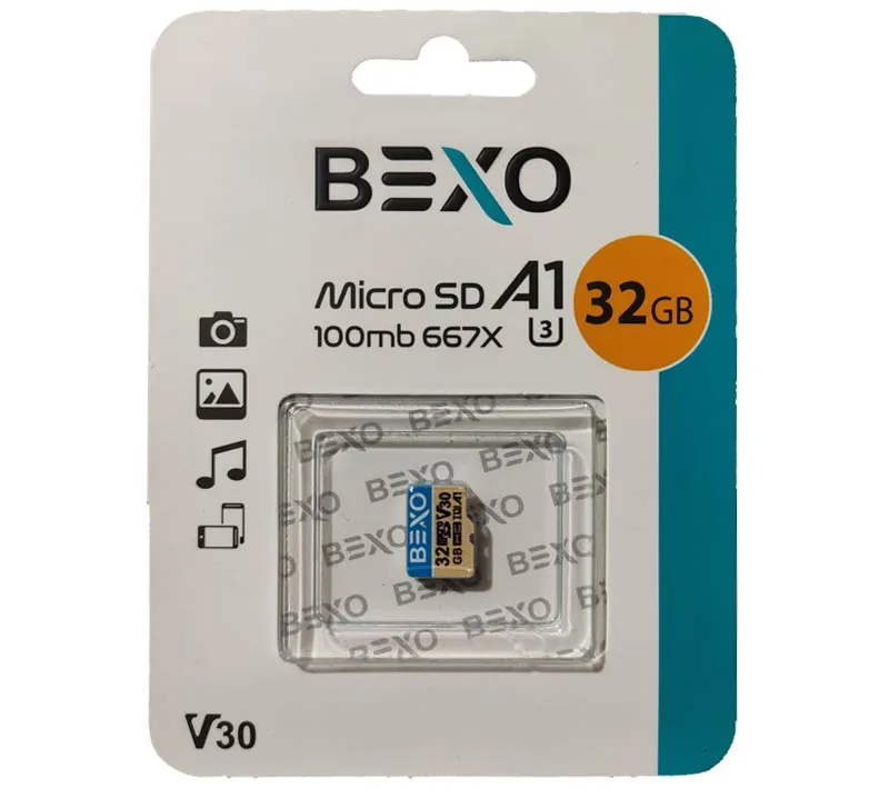 کارت حافظه MicroSDHC بکسو UHS-I U3 A1 سرعت 100MBps ظرفیت 32 گیگابایت
