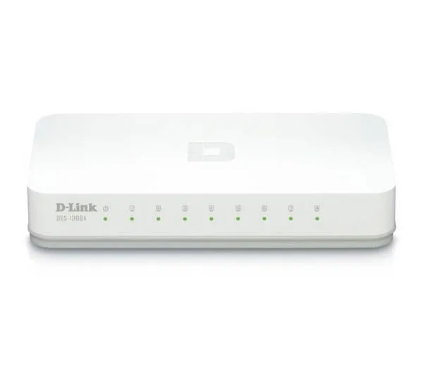 سوییچ 8 پورت گیگابیتی و دسکتاپ دی-لینک مدل DGS-1008A