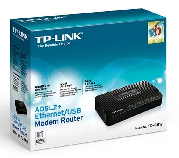 مودم-روتر +ADSL2 تی پی-لینک مدل TD-8817