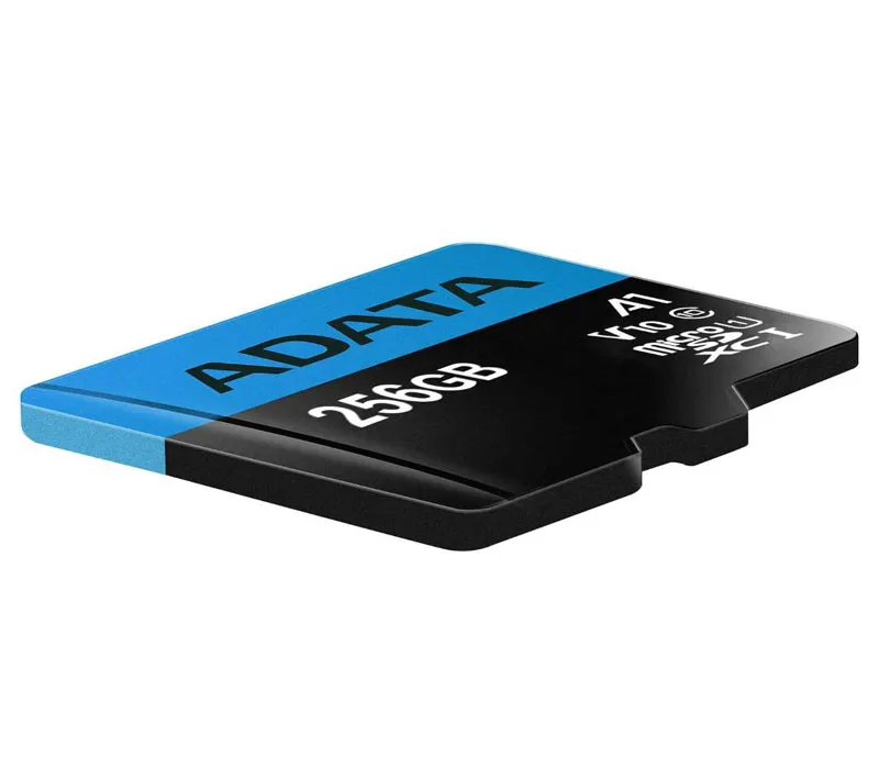 کارت حافظه microSDXC ای دیتا مدل Premier V10 A1 کلاس 10 استاندارد UHS-I سرعت 100MBps ظرفیت 256 گیگابایت