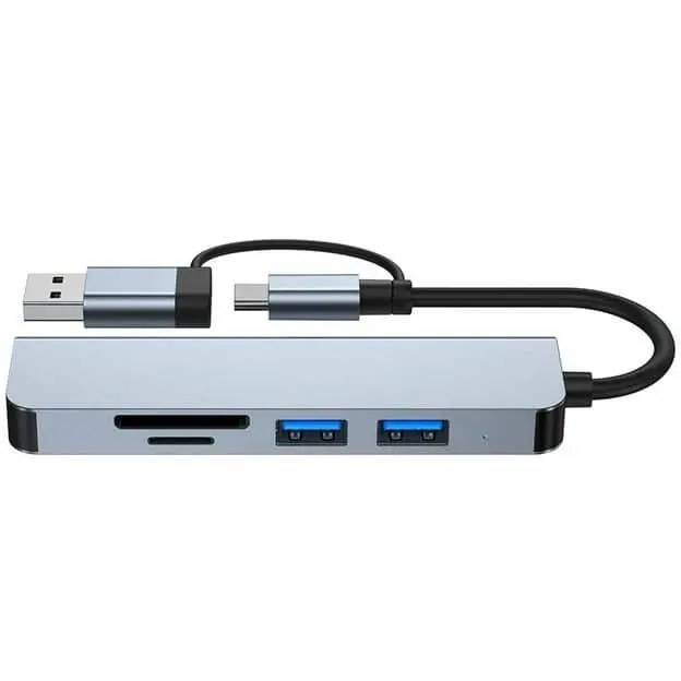 هاب 5 پورت TYPE-C+USB3.0 پی نت مدل T-3625