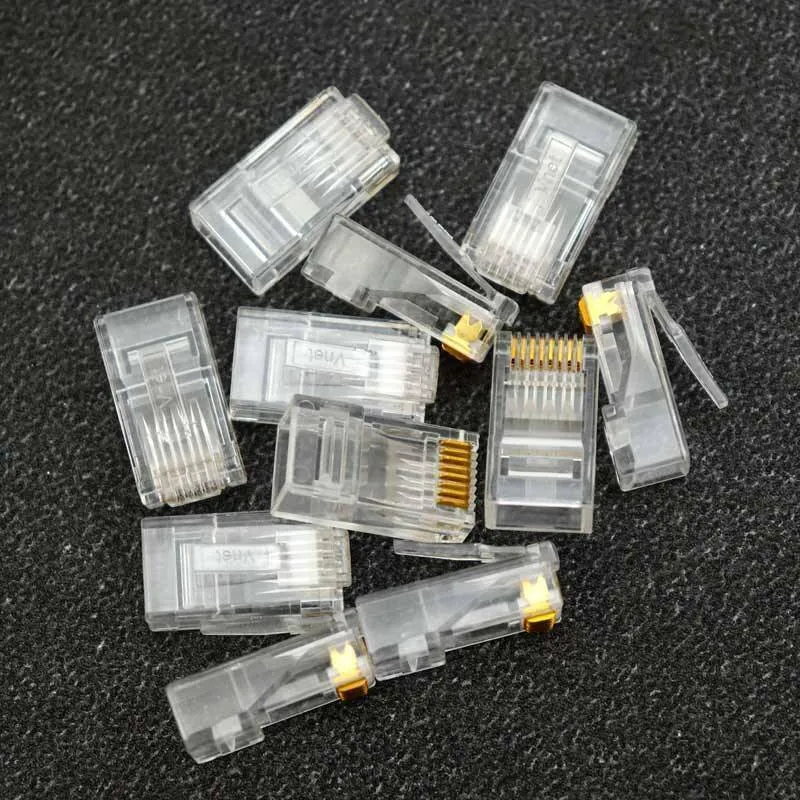 کانکتور Cat6 وی نت FTP بسته 100 عددی