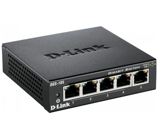 سوییچ 5 پورت گیگابیت و دسکتاپ دی-لینک مدل DGS-105