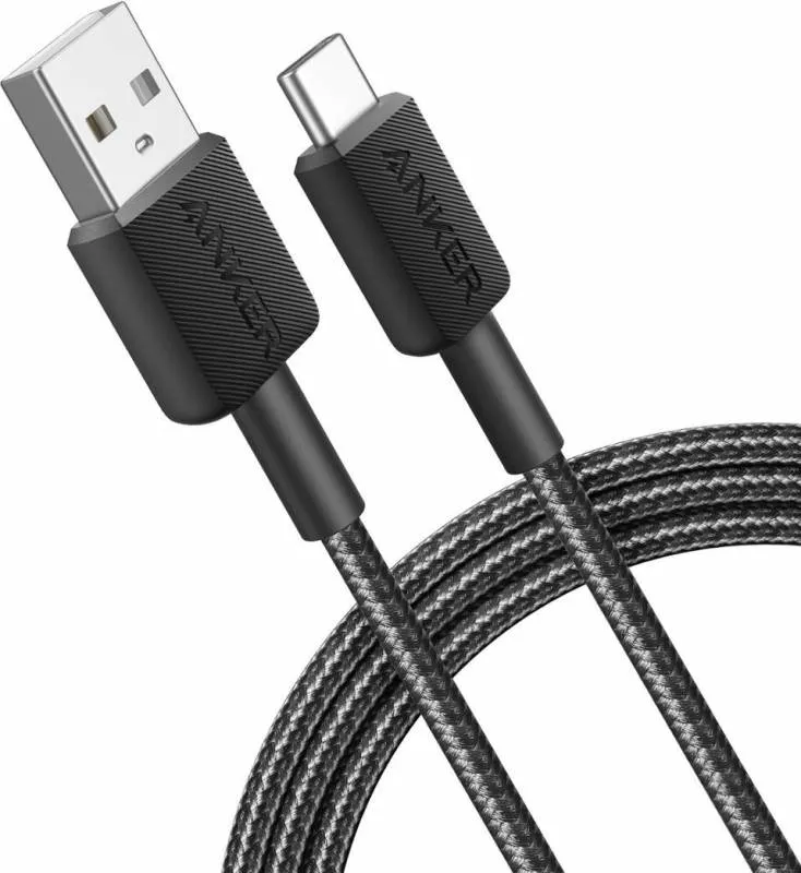 کابل تبدیل USB به Type-C انکر مدل 322 A81H5 طول 90 سانتی متر