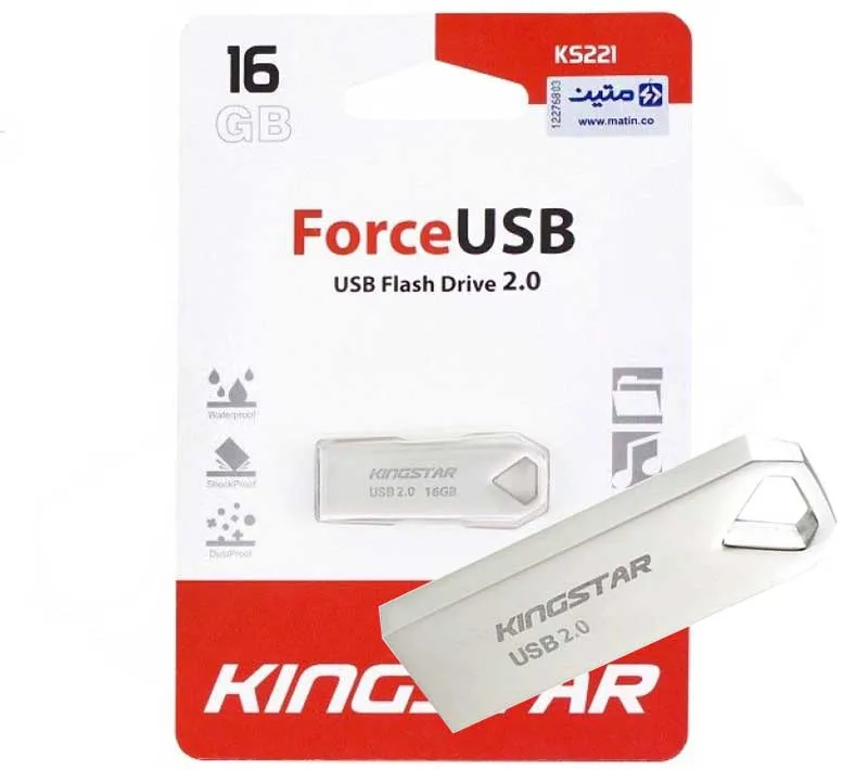 فلش مموری کینگ‌ استار مدل KS221 Force ظرفیت 16 گیگابایت