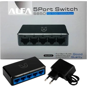 سوییچ 5 پورت آلفا مدل S850