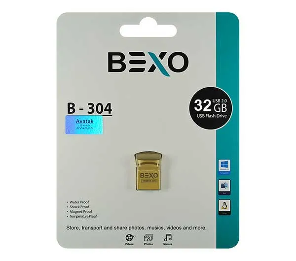 فلش مموری بکسو مدل B-304 ظرفیت 32 گیگابایت