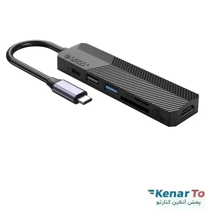 هاب 6 پورت USB-C اوریکو مدل MDK-6P