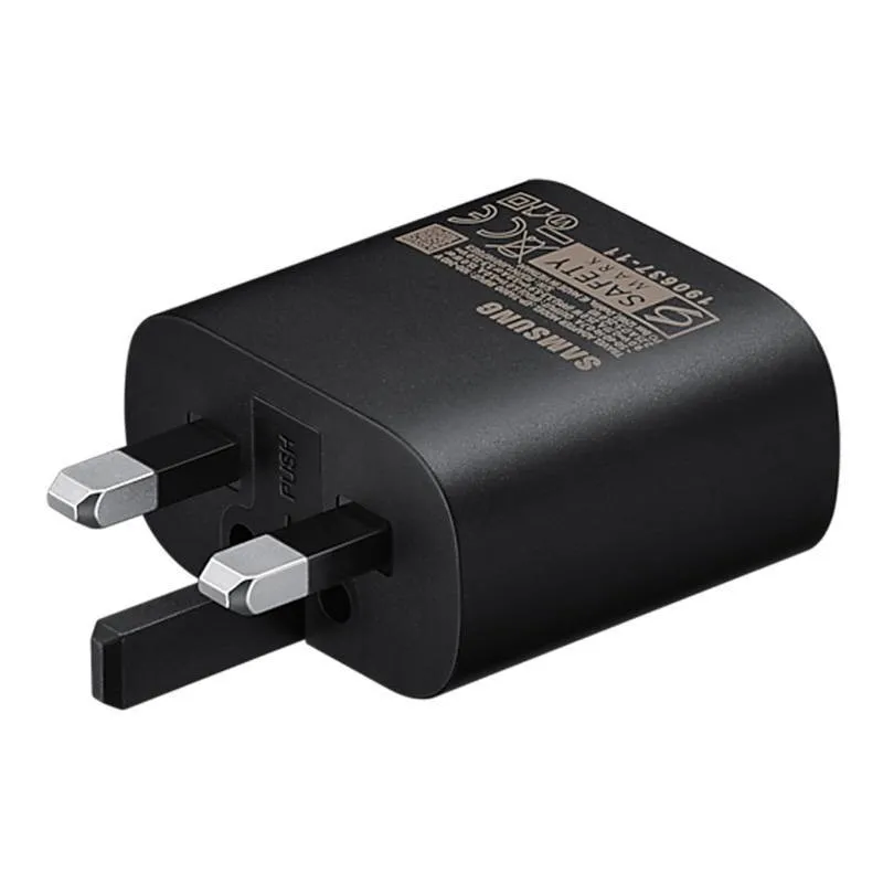 شارژر دیواری 25W PD USB-C سامسونگ سه پین اورجینال مدل EP-TA800