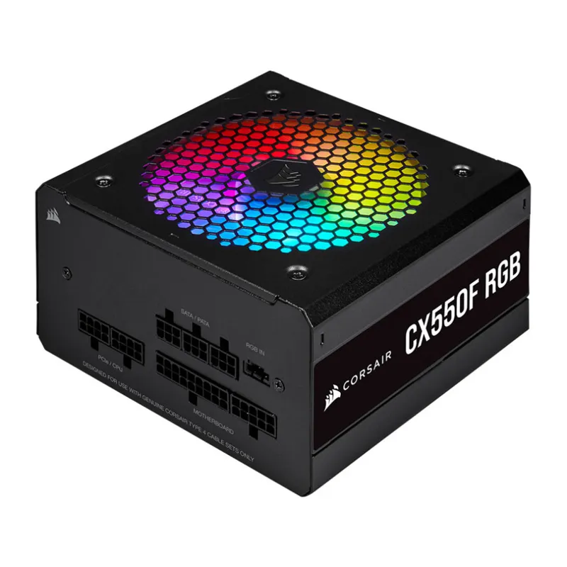 منبع تغذیه 550 وات کورسیر CX550F RGB Black Bronze Fully Modular