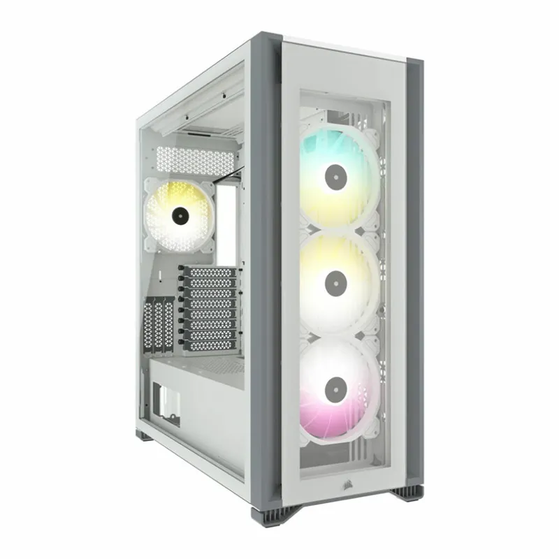 کیس کامپیوتر کورسیر iCUE 7000X RGB White