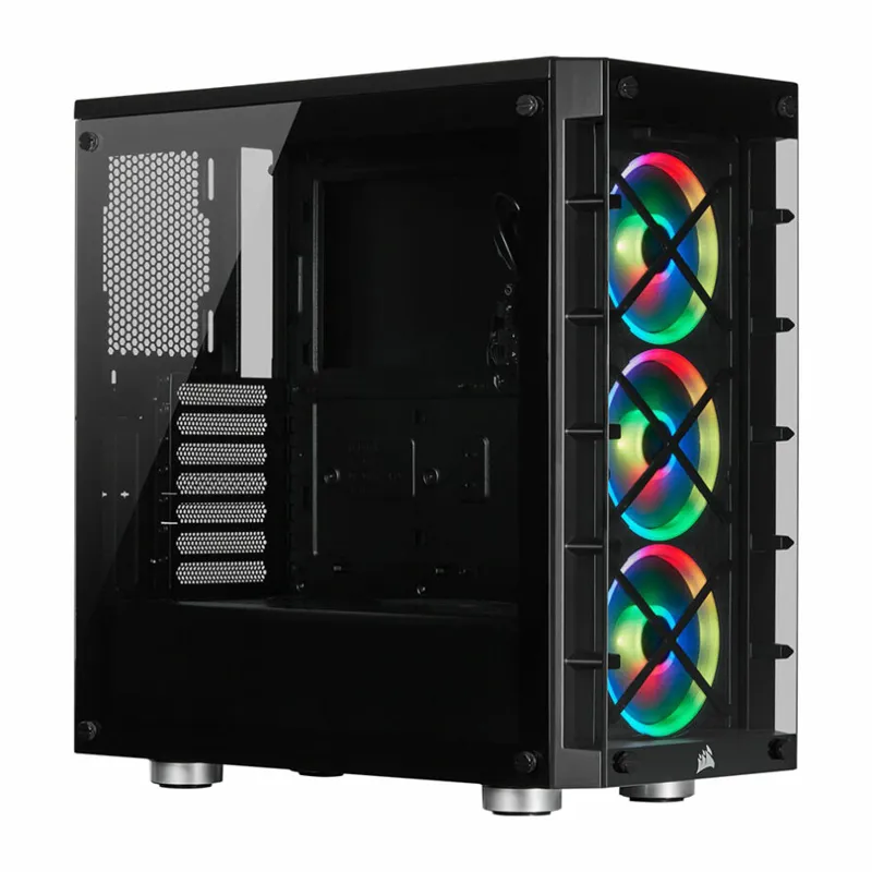 کیس کامپیوتر کورسیر iCUE 465X RGB Black کیس کامپیوتر کورسیر iCUE 465X RGB Black